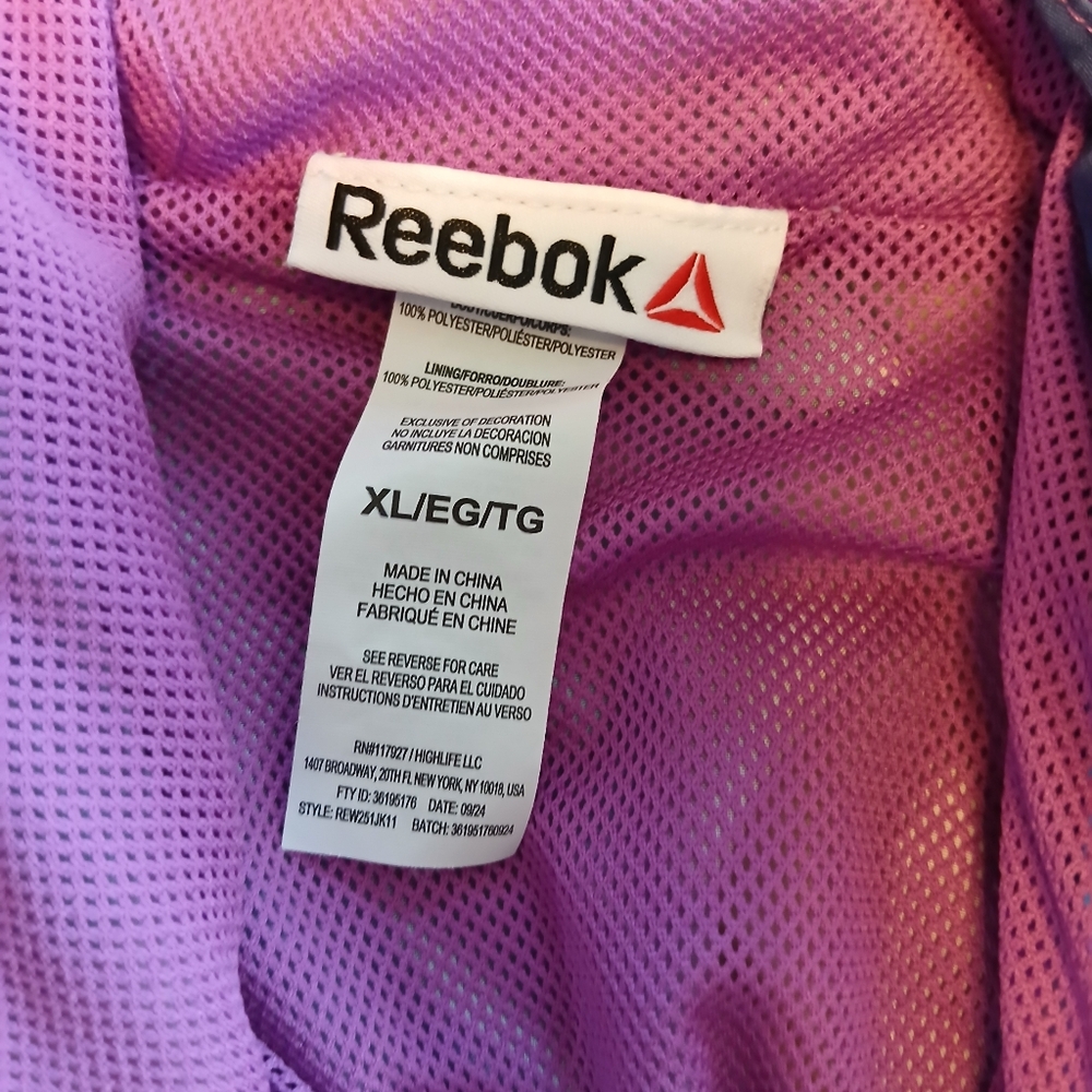 Colorful Reebok Track Jacket XL - Picture 2 of 9